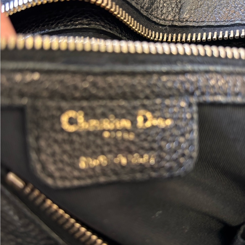Dior Black Leather Tote with Gold Hardware - Picture 5 of 6